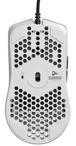Glorious Model O- White Wired Optical Gaming Mouse image