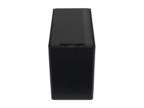 Cooler Master NR200P V2 Mini-ITX 18L PC Case, Top-Mount 240mm|280mm Liquid Cooler, 356mm Vertical Mounting 3.5-Slot GPU, Tempered |Vented Panel, USB 3.2 Gen 2x2 Type C (NR200PV2-KCNN-S00) image