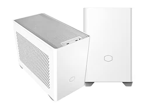 Cooler Master MasterBox NR200P Mini-ITX Desktop White / Black Tempered Glass Side Panel image