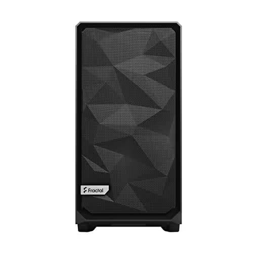 Fractal Design Meshify 2 Black ATX Flexible Dark Tinted Tempered Glass Window Mid Tower Computer Case image