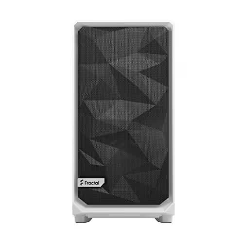 Fractal Design Meshify 2 Clear Tempered Glass ATX Mesh Mid-Tower Computer Case - White image