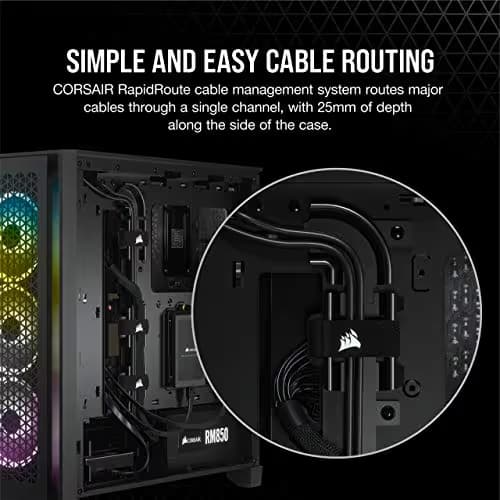Corsair 4000D AIRFLOW Tempered Glass Mid-Tower ATX Case - Black image