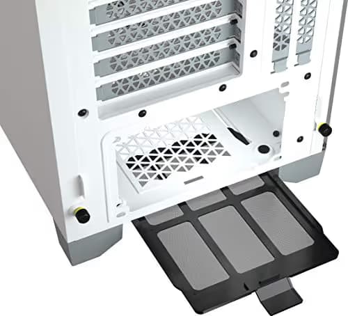 Corsair iCUE 4000X RGB ATX Mid Tower White Tempered Glass image
