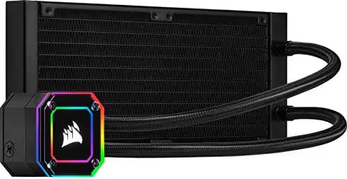 Corsair iCUE H100i ELITE CAPELLIX Water 75 CFM 240mm Black image