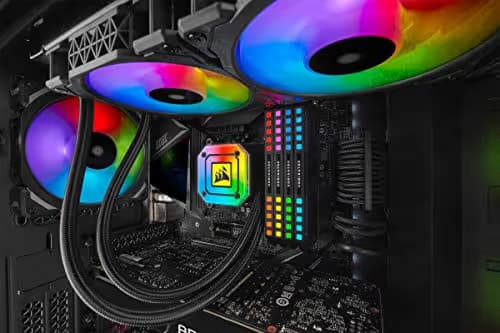 Corsair iCUE H115i ELITE CAPELLIX Water 280mm 97 CFM Black image