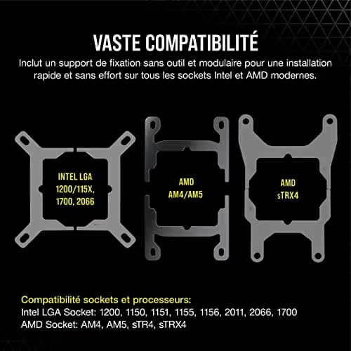 Corsair iCUE H150i ELITE CAPELLIX Water 360mm Black image