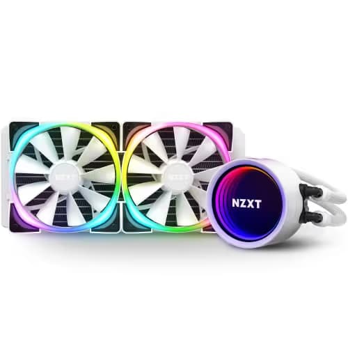 NZXT Kraken X53 RGB AIO CPU Liquid Cooler 240mm White main image