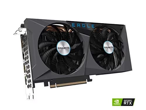 GIGABYTE Eagle OC GeForce RTX 3060 Ti 8GB GDDR6 PCI Express 4.0 ATX Video Card GV-N306TEAGLE OC-8GD (rev. 2.0) (LHR) image