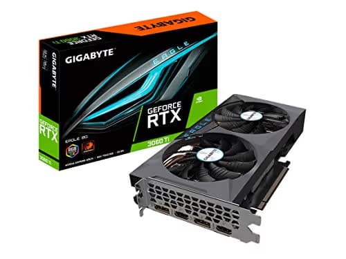 GIGABYTE Eagle OC GeForce RTX 3060 Ti 8GB GDDR6 PCI Express 4.0 ATX Video Card GV-N306TEAGLE OC-8GD (rev. 2.0) (LHR) image
