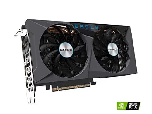 GIGABYTE Eagle OC GeForce RTX 3060 Ti 8GB GDDR6 PCI Express 4.0 ATX Video Card GV-N306TEAGLE OC-8GD (rev. 2.0) (LHR) image