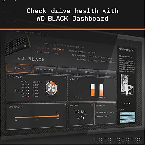 Western Digital Black SN850 2TB SSD M.2 PCIe 4.0 NVMe image