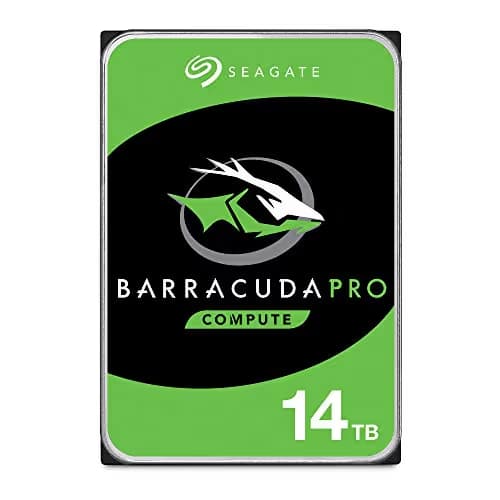 Seagate Barracuda Pro 14TB Internal Hard Drive Performance HDD – 3.5 Inch SATA 6 Gb/s 7200 RPM 256MB Cache for Computer Desktop PC, Data Recovery (ST14000DM001) image