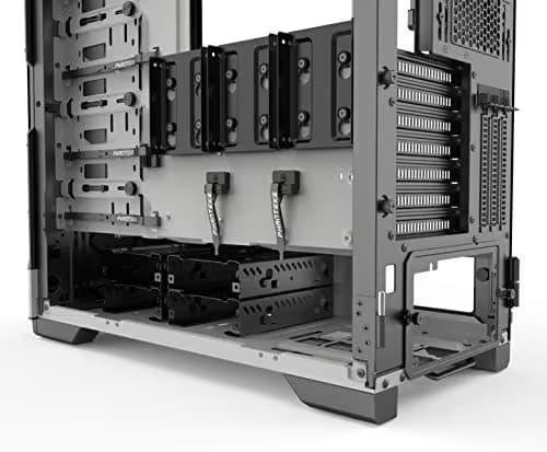 Phanteks Eclipse P600S DRGB Silent, E-ATX/ATX,Hibrida,Silenciosa, Cristal templado,DRGB 140mm x3,USB 3.0 Y Tipo C, Blanca image