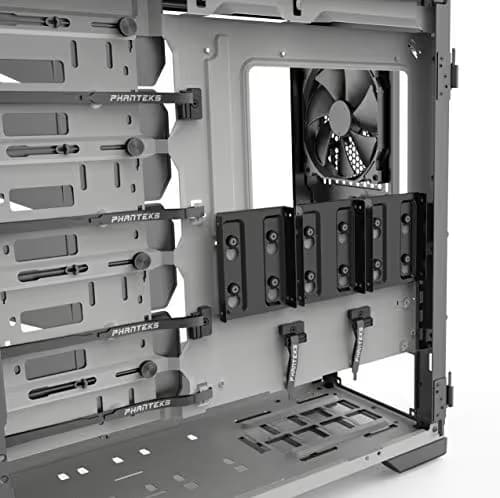 Phanteks Eclipse P600S DRGB Silent, E-ATX/ATX,Hibrida,Silenciosa, Cristal templado,DRGB 140mm x3,USB 3.0 Y Tipo C, Blanca image