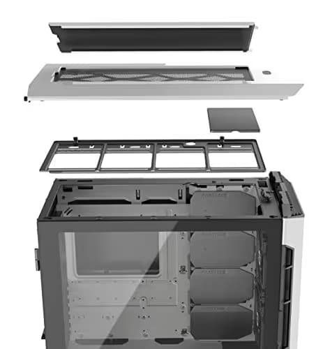 Phanteks Eclipse P600S DRGB Silent, E-ATX/ATX,Hibrida,Silenciosa, Cristal templado,DRGB 140mm x3,USB 3.0 Y Tipo C, Blanca image