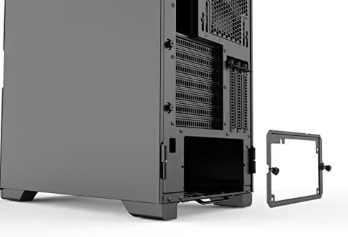 Phanteks (PH-EC600PSC_BK01) Eclipse P600S Hybrid Silent and Performance ATX Chassis - Fabric Filter, Dual System Support, PWM hub, Sound dampening Panels Closed Panels, Black image