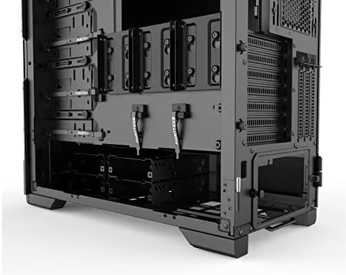 Phanteks (PH-EC600PSC_BK01) Eclipse P600S Hybrid Silent and Performance ATX Chassis - Fabric Filter, Dual System Support, PWM hub, Sound dampening Panels Closed Panels, Black image