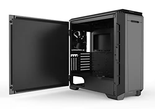 Phanteks (PH-EC600PSC_BK01) Eclipse P600S Hybrid Silent and Performance ATX Chassis - Fabric Filter, Dual System Support, PWM hub, Sound dampening Panels Closed Panels, Black image