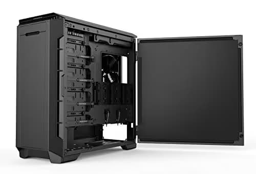 Phanteks (PH-EC600PSC_BK01) Eclipse P600S Hybrid Silent and Performance ATX Chassis - Fabric Filter, Dual System Support, PWM hub, Sound dampening Panels Closed Panels, Black image