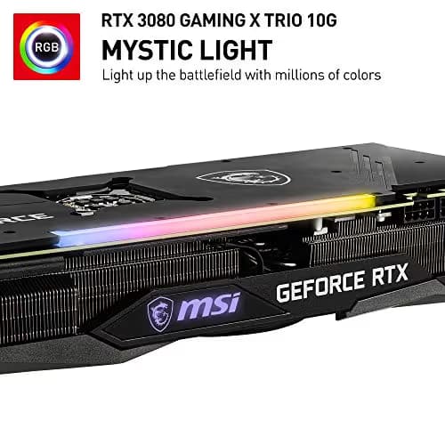 MSI GeForce RTX 3080 GAMING X TRIO 10G GDDR6X image