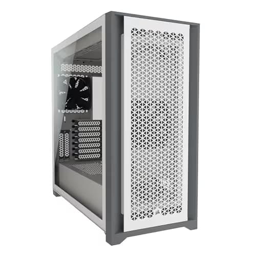Corsair 5000D AIRFLOW ATX Mid Tower White / Gray Tempered Glass Side Panel image