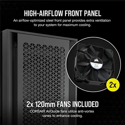 Corsair 5000D AIRFLOW ATX Mid Tower Black with Tempered Glass Side Panel image