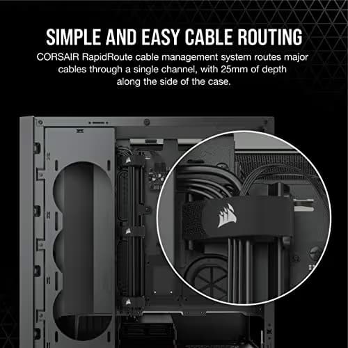 Corsair 5000D AIRFLOW ATX Mid Tower Black with Tempered Glass Side Panel image