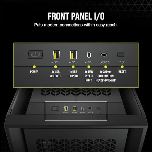 Corsair 5000D AIRFLOW ATX Mid Tower Black with Tempered Glass Side Panel image