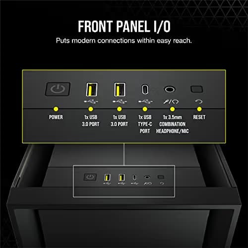 Corsair 5000D Tempered Glass Mid-Tower ATX PC Case - Black image