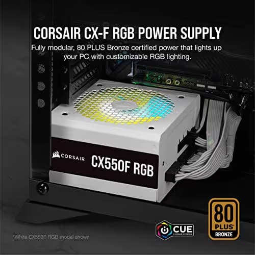 CX Series™ CX750F RGB — 750 Watt 80 Plus® Bronze Certified Fully Modular RGB PSU image