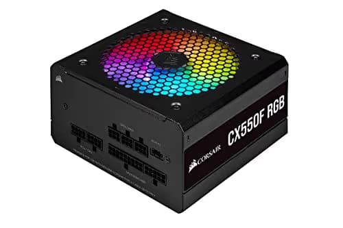 CORSAIR CX-F RGB Series CX550F RGB 550W 80 PLUS Bronze Fully Modular ATX Power Supply image