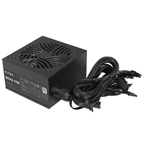 EVGA 600 W3, 80+ WHITE 600W, 3 Year Warranty, Power Supply image