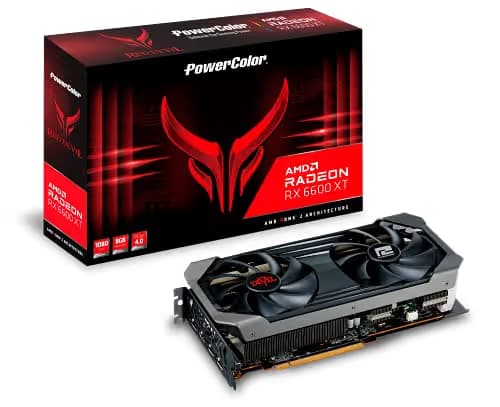 PowerColor Red Devil Radeon RX 6600 XT 8GB GDDR6 Black image