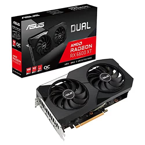 Asus DUAL OC Radeon RX 6600 XT 8GB GDDR6 Black / White image
