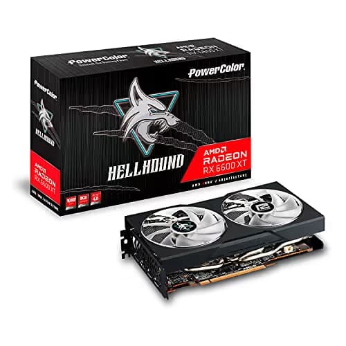 PowerColor Hellhound Radeon RX 6600 XT 8GB GDDR6 Black image
