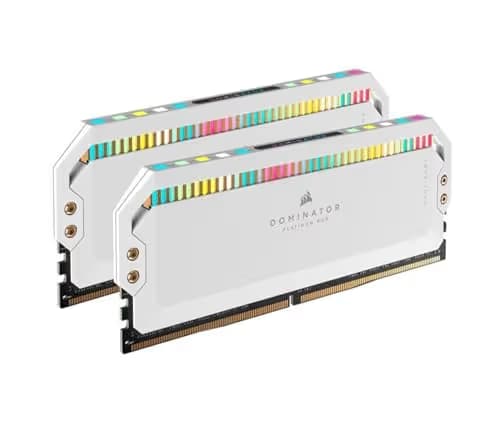 CORSAIR DOMINATOR PLATINUM RGB 32GB (2x16GB) DDR5 DRAM 6600MHz C32 Memory Kit — Black main image