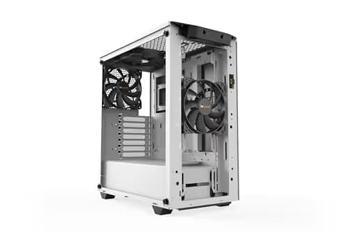 be quiet! Pure Base 500DX ATX Mid Tower White with Tempered Glass Side Panel and USB 3.2 Gen 2 Type-C / USB 3.2 Gen 1 Type-A image