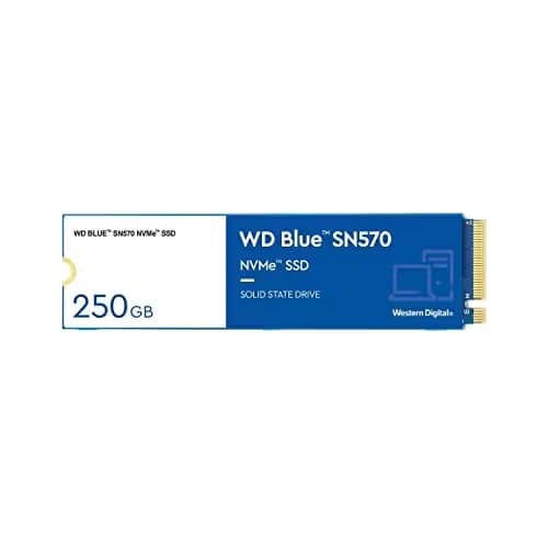 Western Digital Blue SN570 250GB M.2-2280 SSD PCIe 3.0 x4 NVMe image