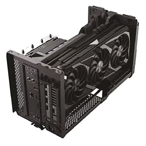 Phanteks EVOLV SHIFT XT Mini-ITX Desktop Silver / Black with Tempered Glass Side Panel and USB 3.2 Gen 2 Type-C, USB 3.2 Gen 1 Type-A image
