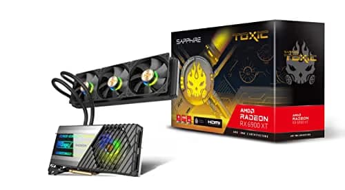 SAPPHIRE Toxic Radeon RX 6900 XT Liquid Cooled PCIe 4.0 Gaming Graphics Card with 16GB GDDR6 image