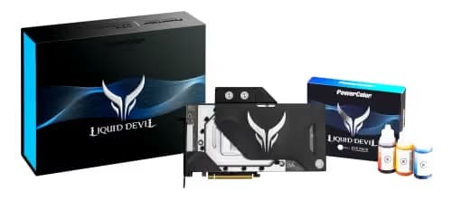 AMD Radeon RX 6900 XT Liquid Devil Overclocked Liquid Cooled 16GB GDDR6 PCIe 4.0 Graphics Card main image