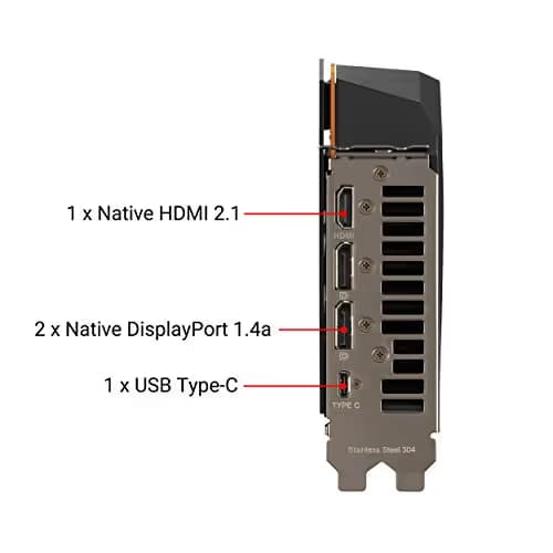 ASUS TUF Gaming Radeon RX 6900 XT 16GB GDDR6 PCI Express 4.0 CrossFireX Support Video Card TUF-RX6900XT-O16G-GAMING image