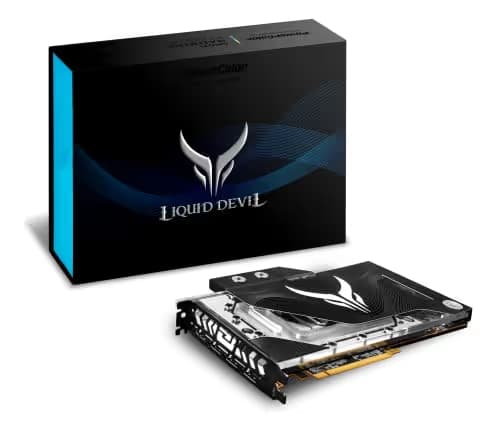 AMD Radeon RX 6950 XT Liquid Devil Overclocked Liquid Cooled 16GB GDDR6 PCIe 4.0 Graphics Card main image