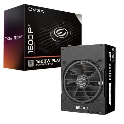 EVGA SuperNOVA 1600 P+ Black 1600W Fully Modular 80+ Platinum Certified ATX image