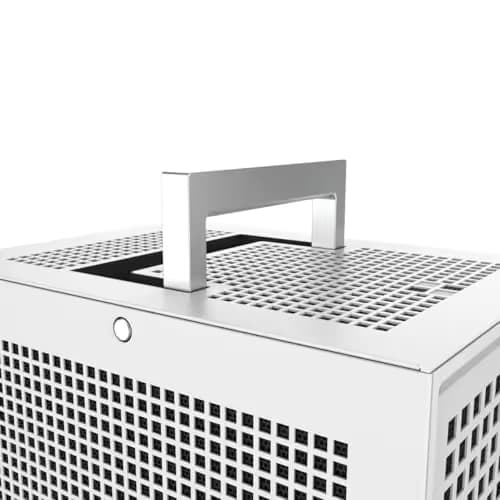 HYTE REVOLT 3 Mini-ITX Tower White Mesh Side Panel, USB 3.2 Gen 2 Type-C, USB 3.2 Gen 1 Type-A image