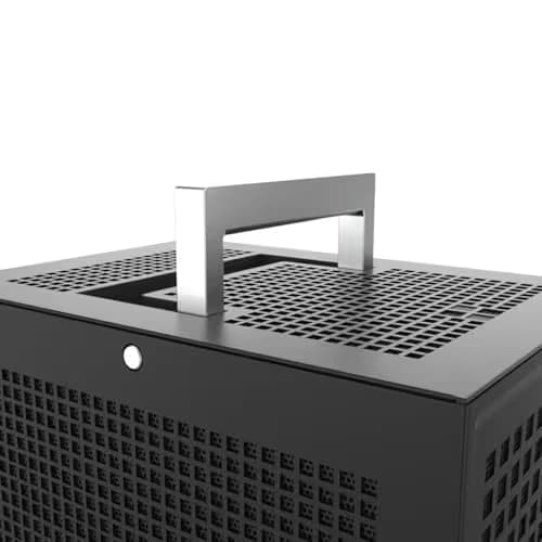 HYTE REVOLT 3 Mini-ITX Tower Black Mesh Side Panel, USB 3.2 Gen 2 Type-C, USB 3.2 Gen 1 Type-A image