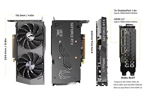 ZOTAC GAMING GeForce RTX 3050 Twin Edge OC 8GB GDDR6 image