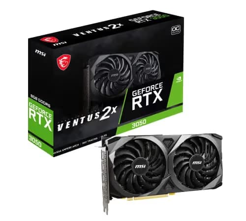 MSI GeForce RTX 3050 8GB VENTUS 2X OC main image