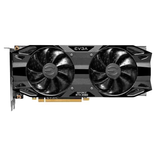EVGA XC BLACK GeForce RTX 2060 12GB GDDR6 PCI Express 3.0 Video Cards 12G-P4-2261-KR image