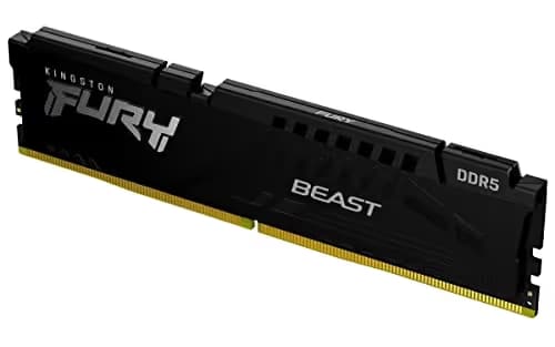 Kingston FURY Beast 32GB (2x16GB) 6000MHz DDR5 CL40 DIMM (Kit of 2) Desktop Memory KF560C40BBK2 image